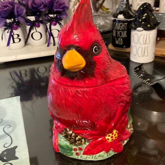sleigh bell Other - Black Friday sale final price accepted ❤️ Cardinal cookie jar